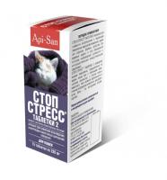 Таблетки успокоительные Стоп Стресс для кошек 15 таблеток Таблетки успокоительные Стоп Стресс для кошек 15 таблеток