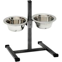 Миска метал на регулируемой подставке 4л/08344147/Каскад Миска метал на регулируемой подставке 4л/08344147/Каскад