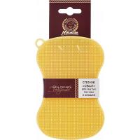 Спонж д/посуды и овощей Овал силиконовый 13,5*9 Marmiton /20/140шт/