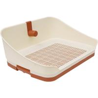 Туалет д/собак ZooOne высокий борт и боковой столбик 51х38х21см коричневый S P301-02/Пет Лайн Туалет д/собак ZooOne высокий борт и боковой столбик 51х38х21см коричневый S P301-02/Пет Лайн