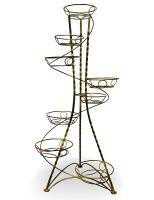 Подставка М. напольная на 8 горшков Спираль  Подставка М. напольная на 8 горшков Спираль