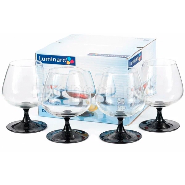 Набор фужеров для коньяка ДОМИНО 4шт 410мл 