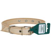 Ошейник кожа белый 1сл 25мм DONBARON Ошейник кожа белый 1сл 25мм DONBARON