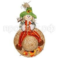 шляпа с чучелом