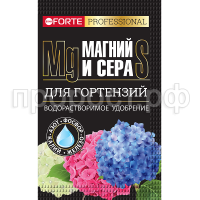 БФ Удобрение водораст. Для гортензий и кислотолюбивых растений с СЕРОЙ и МАГНИЕМ, пак. 100 г