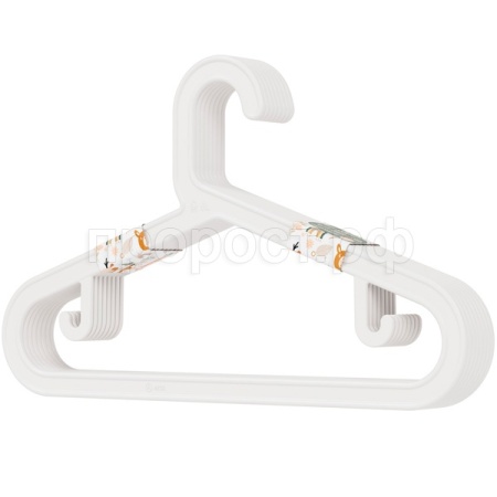 Вешалка-плечики детские (8шт) белый М8876 /6шт/ Альтерн