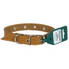 Ошейник кожа коричневый 1сл 20мм DONBARON