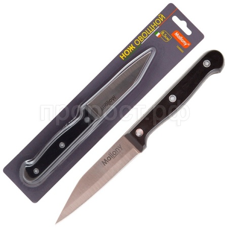 Нож д/овощей CLASSICO 8,5см нерж. сталь с пластиковой рукояткой 005519 /шт/ Mallony