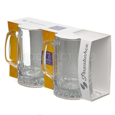 Набор кружек д/пива ПАБ 670мл (2шт) 55239B /6шт/ Pasabahce