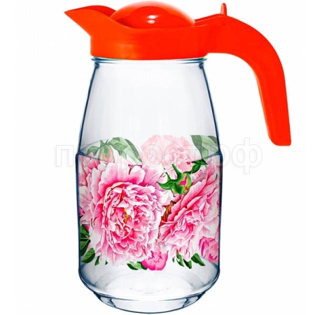 Кувшин 1,5л Пионы /1607-Д/9шт/ДК