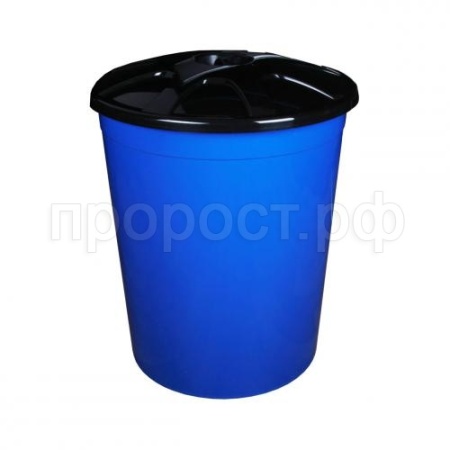 Бак 225л Универсальный с крышкой синий Бак 225л Универсальный с крышкой синий