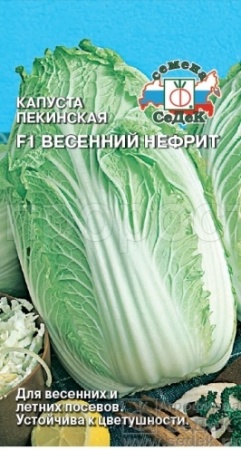 Капуста пекинская Весенний Нефрит F1 0,3г