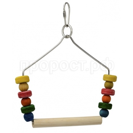 Игрушка для птиц Качели деревянные