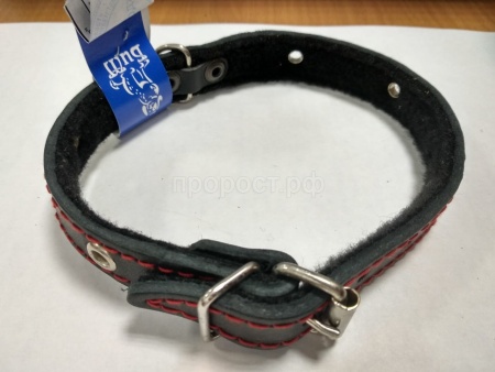 Ошейник кожа 15мм 1слойный безразмерный 32-35см/40458 Ошейник кожа 15мм 1слойный безразмерный 32-35см/40458