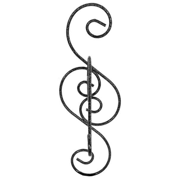 Подставка Настенная РЗДИ Крюк малый 1 горшок графит