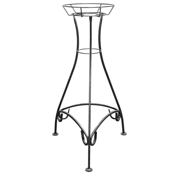Подставка РЗДИ Напол высокая один горш антик серебро 221 