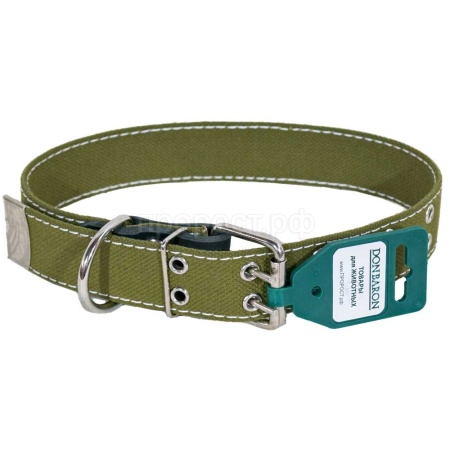 Ошейник брезент 1сл 35мм*65см/DONBARON