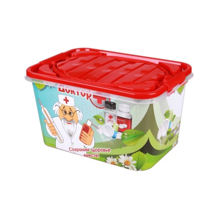 Контейнер 15л Доктор+ прямоугольный