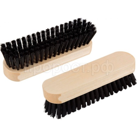 Щетка д/одежды щетина искус. 6-ти рядная 005908 /74шт/Рыжий Кот