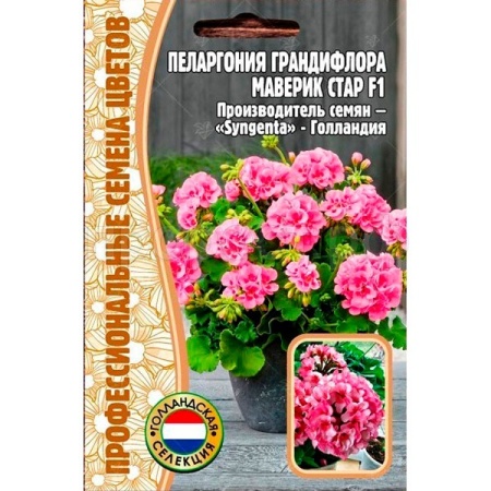 Редкие растения Пеларгония грандифлора Маверик Старт F1 3шт