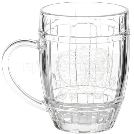 Кружка д/пива 500мл Бочка хмеля 3226/1-Г /8шт/ДК