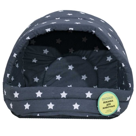 Лежанка Лукошко поролоновая хлопок  МИКС 42*34*18см/DONBARON Лежанка Лукошко поролоновая хлопок  МИКС 42*34*18см/DONBARON