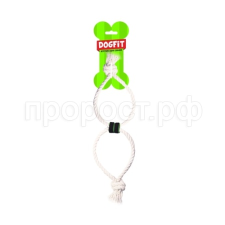 Игрушка Грейфер DOGFIT канатный восьмерка 35см D13мм/ЦБ-3158  Игрушка Грейфер DOGFIT канатный восьмерка 35см D13мм/ЦБ-3158