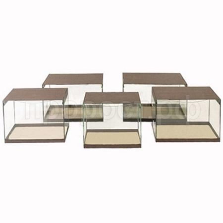 Аквариум комплект простой с крышкой 167 л