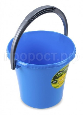 Ведро Либерти 3л голубой С601 /19шт/Мартика Ведро Либерти 3л голубой С601 /19шт/Мартика