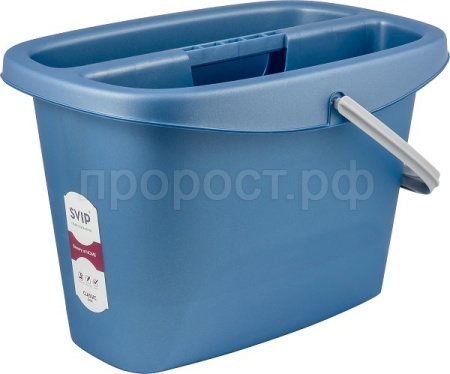Ведро 13л Step прямоугольное со вставкой индиго SV5003 Ведро 13л Step прямоугольное со вставкой индиго SV5003