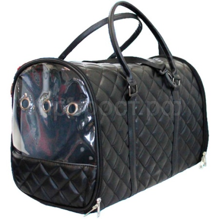 Сумка-переноска д/животн.с вентиляц. отверстием 28x47x30см иск.кожа черная/Сп032ч/Евро Сумка-переноска д/животн.с вентиляц. отверстием 28x47x30см иск.кожа черная/Сп032ч/Евро