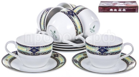 Набор чайный Бристоль Роберт 12 предметов 106-03019 /8шт/PSF