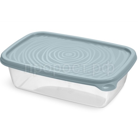 Контейнер д/пищ. прод. Романо прямоугол. серо-голубой 0,9л С851 /26шт/Мартика