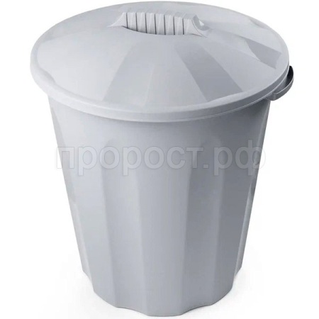 Бак универсальный 40л с крышкой серый /37040/VERDE Бак универсальный 40л с крышкой серый /37040/VERDE