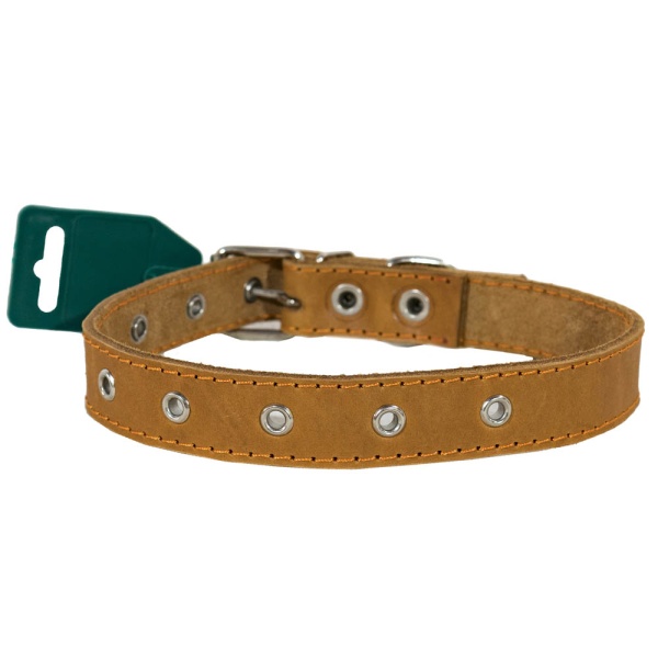 Ошейник кожа коричневый 1сл 25мм DONBARON Ошейник кожа коричневый 1сл 25мм DONBARON