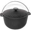 Казан 15л чугунный D36 походный с крышкой  Казан 15л чугунный D36 походный с крышкой