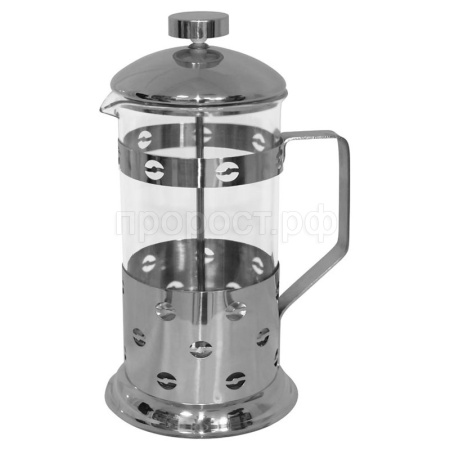 Чайник/кофейник (кофе-пресс) "Caffe" B535-600ML сталь/12шт/950146