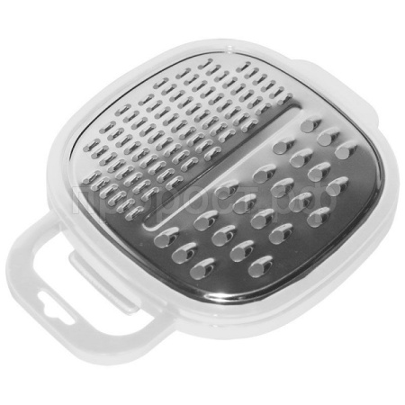 Терка GR-228W с контейнером и крышкой белый/20шт/965016