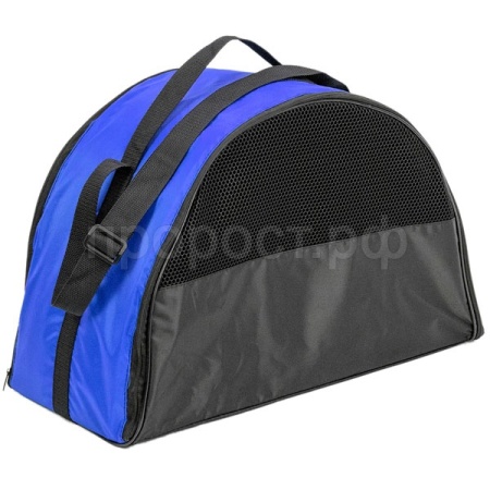 Сумка переноска ЧИП Конверт-Полукруг №3 расклад.с карм. и ремн. 48*26*31 васильк./9058василек/