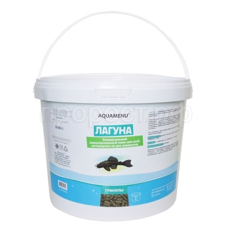 Корм для донных рыб АкваМеню Лагуна 11л Корм для донных рыб АкваМеню Лагуна 11л