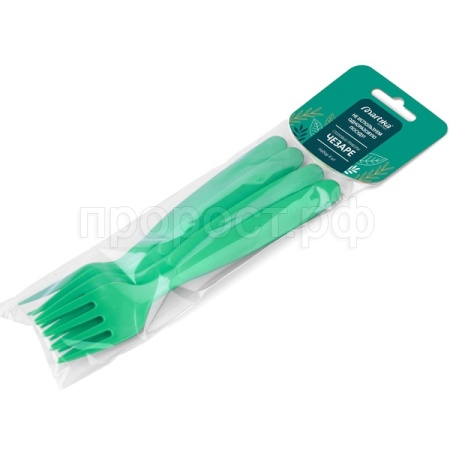 Вилка Чезаре набор 4шт. оливковый С471ОЛВ /68шт/Мартика 