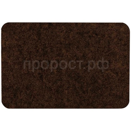 Коврик придверный 40*60см VORTEX "Slim" влаговп. ребристый подложка tpr коричневый 24384