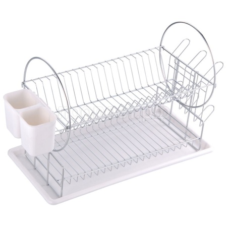 Сушилка для посуды 2-ух уровневая настольная 50*23*36см 310851