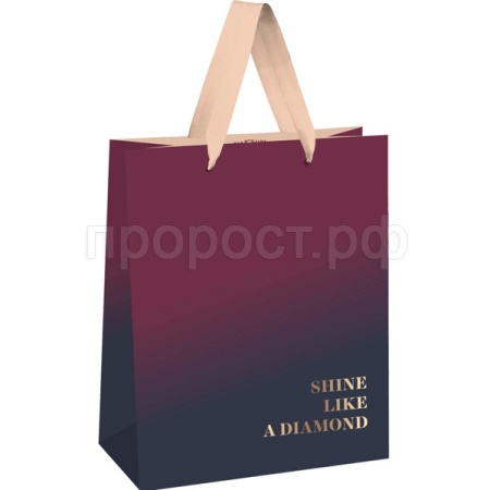 Пакет подарочный 26*32*12см "Duotone. Wine gradient" отд.фольгой, мат лам MESHU/Рельеф Пакет подарочный 26*32*12см "Duotone. Wine gradient" отд.фольгой, мат лам MESHU/Рельеф