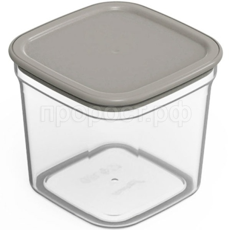 Контейнер д/сыпуч. прод. 0,6л Смарт пыльно-серый С413ПСЕР /16шт/Мартика