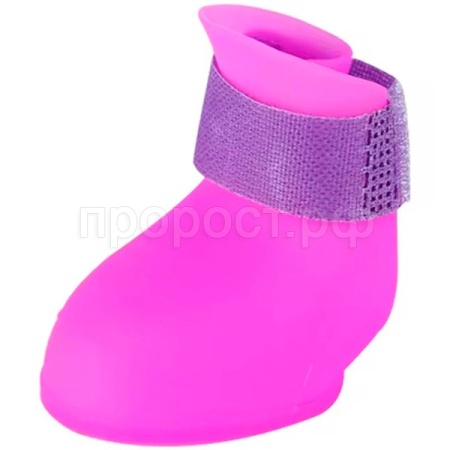 Сапожки силиконовые M 5х4см ОЖ-10 фиолетовый