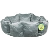Лежанка круглая с подушкой серая 52*20см Лежанка круглая с подушкой серая 52*20см