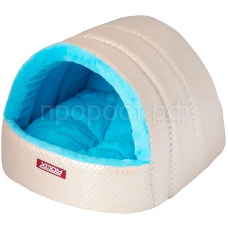 Лежанка Домик Эстрада (жемчуг) №2 голубой/00525-7/4/Ксоди Лежанка Домик Эстрада (жемчуг) №2 голубой/00525-7/4/Ксоди