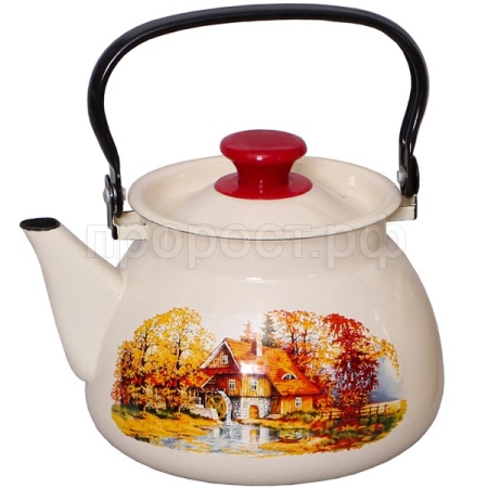 Чайник 3л с метал. ручкой сферич. слоновая кость Старая мельница 42104-122/6-У4 /4шт/Керчь