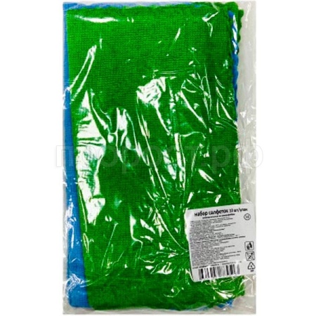 Салфетки из микрофибры 30*30см (10шт) Континент 078 /30шт/139080